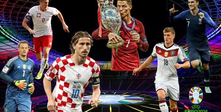 【2024年欧洲杯】盘点2024年欧洲杯最值得关注的五名球星老将；葡萄牙队的C罗、克罗地亚队的莫德里奇